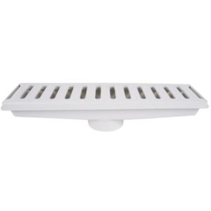 CAIXA COLETORA 15X50CM C/GRELHA BRANCA ESTRELA