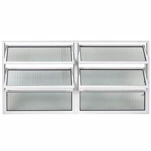 Vitrô Basculante Branco 2 Seções 60cm x 1,20 Metro - 355 - FACCE
