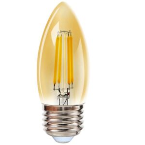 Lâmpada Vintage Led Vela de 2 Watts e 2400K - 05300 - OUROLUX