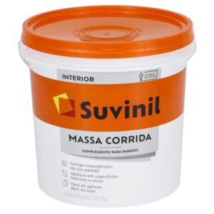 Massa Corrida 25 Kilos 14,8 Litros Balde IP22 - 50614361 - SUVINIL