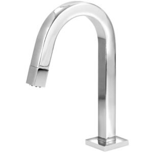 Torneira de Mesa Baixa Tubo Quadrado 22mm Cromada 1246 - 772202 - STOC