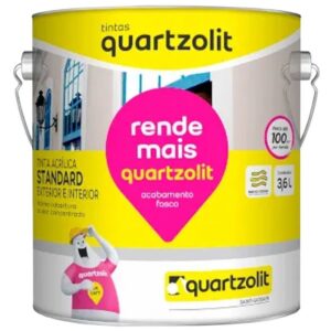 Tinta Rende Mais Standard 3,6 Litros Branco Neve - 0604.00000.0036GL - QUARTZOLIT