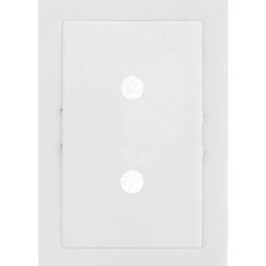 Placa Branca com 2 Furos + Suporte - EK-30000/50 - EKRON