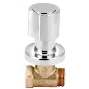 Acabamento para Registro 1/2"",3/4"",1"" C40 Cromado - VAD040CWB - ESTEVES