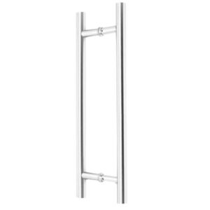 Puxador De Porta Tubular 800mm Inox Escovado - 97520 - SILVANA