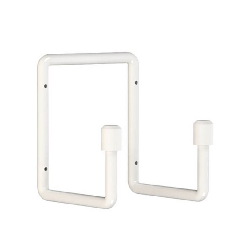 Gancho Multiuso G11 Duplo Branco - G11-D-BR - MULTIVISÃO