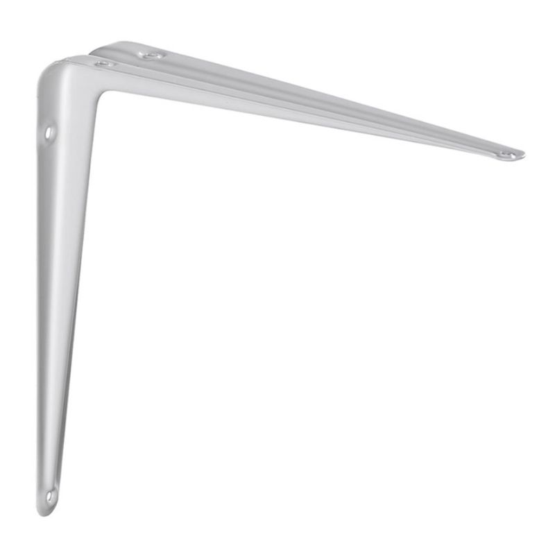 Suporte em L de Aço Branco 15 x 20 cm - SL-1520-BR - MULTIVISÃO