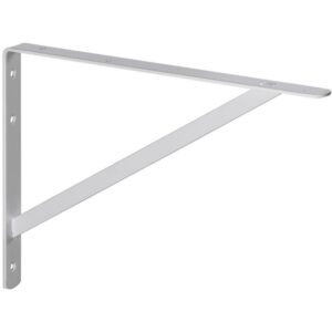 Mão Francesa Leve 25 cm Branca - MFL-25-BR - MULTIVISÃO