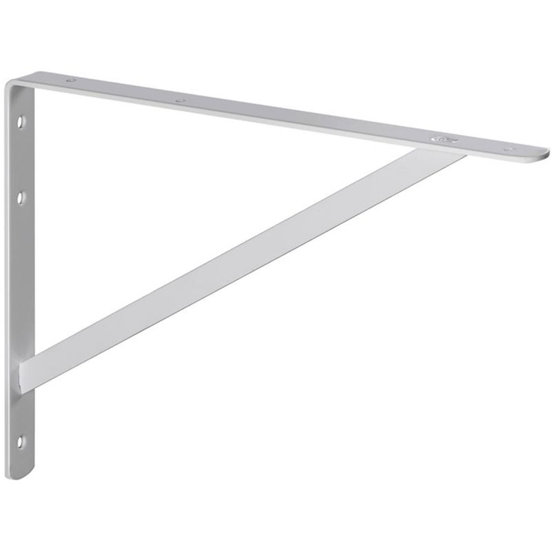 Mão Francesa Leve 25 cm Branca - MFL-25-BR - MULTIVISÃO