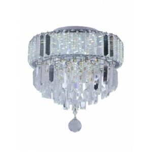 Pendente Redondo Dueto 300 Cristal Transparente 4x G9 - 15050829 - TASCHIBRA