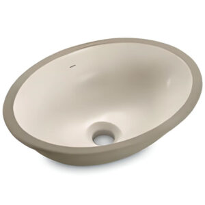 Cuba Oval de Embutir 40x30cm Areia - IL6502 - ICASA