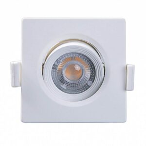 Spot LED Quadrado Embutir MR11 ALLTOP 3 Watts 3000K - 15090191 - TASCHIBRA