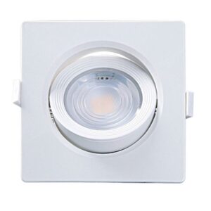 Spot LED Quadrado Embutir ALLTOP PAR20 7 Watts 3000K - 15090195 - TASCHIBRA