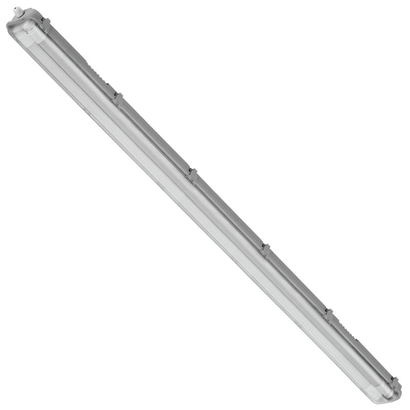 Luminária Ourofort IP65 LED T5 e T8 2x18 Watts - 01538 - OUROLUX