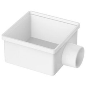 Corpo Ralo Quadrado Branco com Bolsa 100x53x40mm - 27289231 - TIGRE