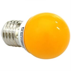 Lâmpada Led Bolinha 1W 220V Amarela - 11080079 - TASCHIBRA
