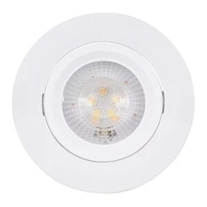 Spot Led Redondo Direcionável Bivolt 5 Watts e 3000K - 9968 - GAYA