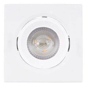 Spot Led Quadrado Direcionável Bivolt 3 Watts e 6000K - 9979 - GAYA