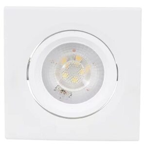 Spot Led Quadrado Direcionável Bivolt 5 Watts e 6000K - 9982 - GAYA