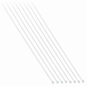 Abraçadeiras de Nylon Branca 3.6x300mm com 100 Unidades - 8678 - BRASFORT