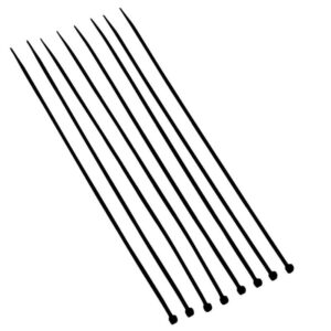 Abraçadeiras de Nylon Preta 3.6x200mm com 100 Peças - 8862 - BRASFORT