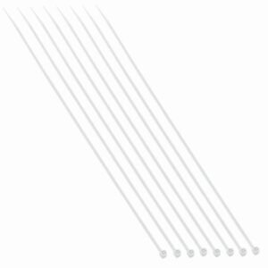 Abraçadeiras de Nylon Branca 4.8x300mm com 100 Unidades - 8637 - BRASFORT