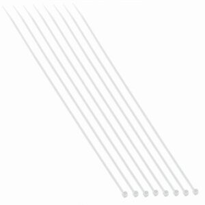 Abraçadeiras de Nylon Branca 7.6x250mm com 50 Unidades - 8689 - BRASFORT