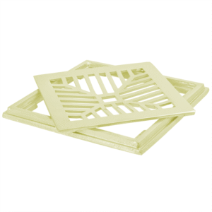 Conjunto Grelha de Aluminio 25X25 Areia - CJ25X25AR - LGMAIS