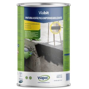 Viabit Pintura Asfáltica Impermeabilizante 900ml - V0511041 - VIAPOL
