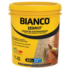 Adesivo Bianco 900ml para Argamassas e Chapiscos - 122854 - VEDACIT