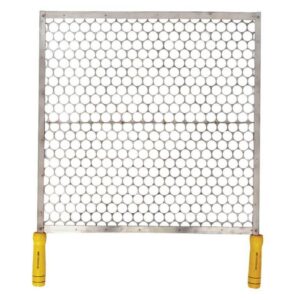 Grelha em Inox com Cabo de Madeira 50x30cm - 2195 - MSE