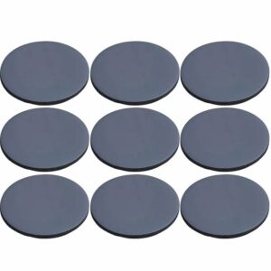 Protetor Ultraresistente Desliza Fácil Scotch Redondo Cinza Médio 9 Unidades - HB004263024 - 3M