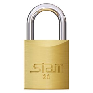 Cadeado 20mm de Latão Maciço - 308 - STAM