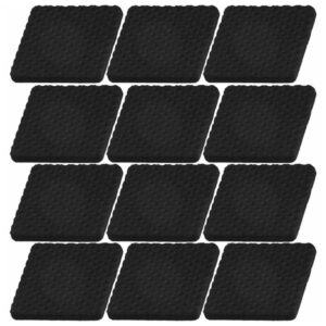 Protetor Antideslizante Scotch Quadrado Preto Pequeno 12 Unidades - HB004262844 - 3M