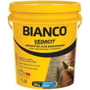 Adesivo para Argamassa e Chapisco Bianco 18 Kilos - 112395 - VEDACIT