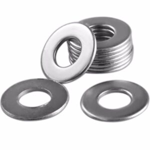 Arruela de Ferro Lisa 1/4"" 6,3mm com 200 Peças - ARU572 - FOXMIX