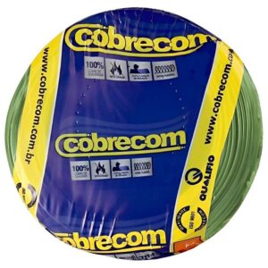Cabo Flexível de Cobre 4,0mm 750 Volts Verde 100 Metros - 1150605401 - COBRECOM
