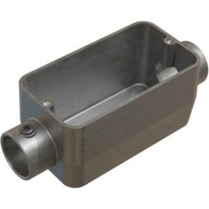 Caixa de Derivação Fixa Conduletzel sem Pintura Tipo C de 3/4"" sem Tampa - E012020036 - WETZEL