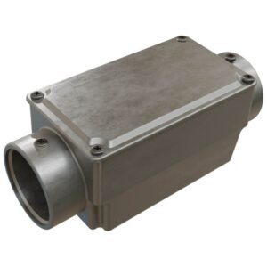 Caixa de Derivação Fixa Conduletzel sem Pintura Tipo C de 2"" com Tampa - E012020075 - WETZEL