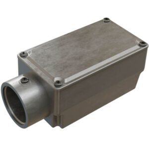Caixa de Derivação Fixa Conduletzel sem Pintura Tipo E de 1.1/4"" com Tampa - E012030055 - WETZEL