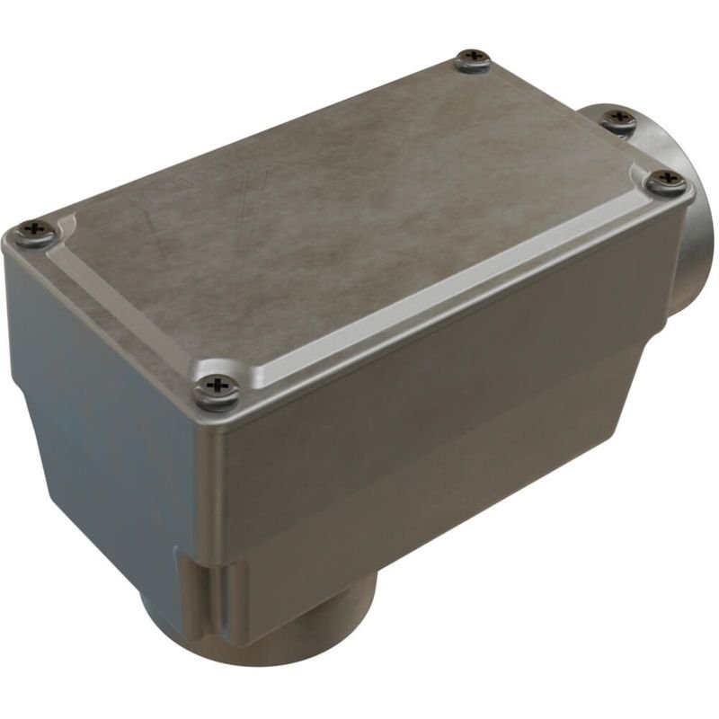 Caixa de Derivação Fixa Conduletzel sem Pintura Tipo LB de 2"" com Tampa - E012040075 - WETZEL