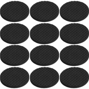 Protetor Antideslizante Scotch Redondo Preto Pequeno 12 Unidades - HB004262885 - 3M