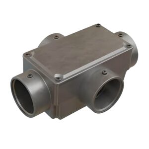 Caixa de Derivação Fixa Conduletzel sem Pintura Tipo X de 1.1/4"" com Tampa - E012100055 - WETZEL