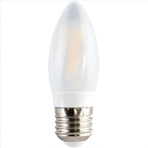 Lâmpada Superled Filamento Vela de 3 Watts e 2700K - 20206 - OUROLUX