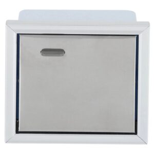 Porta Papel Simples de Embutir 17,5 x 16,5 cm - 7013 - CRIS METAL