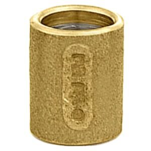 Luva de Latão Passante com Solda B28""xB28"" - 02.9.30.0012.02 - RAMO