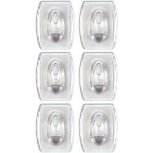 Gancho Adesivo Command Transparente Mini 6 Unidades - HB004270490 - 3M