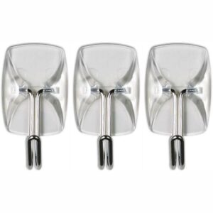 Gancho Adesivo para Utensílios Command Transparente Mini 3 Unidades - HB004270532 - 3M