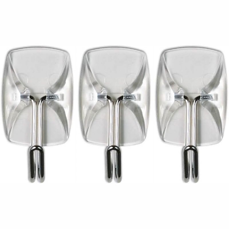 Gancho Adesivo para Utensílios Command Transparente Mini 3 Unidades - HB004270532 - 3M