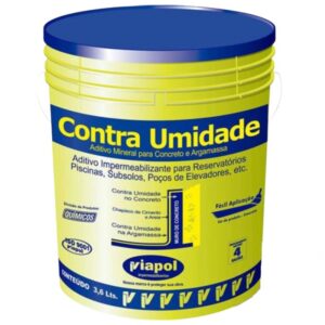 Aditivo Impermeabilizante para Reservatórios Contra Umidade 3,6 Litros - 0937 - VIAPOL